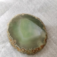 Offre Spéciale Naturel de Haute Qualité Cristal Artisanat Pour La Décoration De Couleur Tranches D'agate