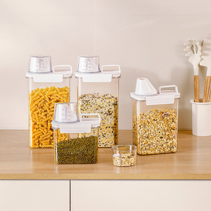 Recipientes de Almacenamiento de Granos para Cocina de Diseño Moderno al por Mayor, Recipientes para Arroz, Recipientes para Frutos Secos con Tapa Hermética para Almacenamiento de Alimentos - Product Image 2
