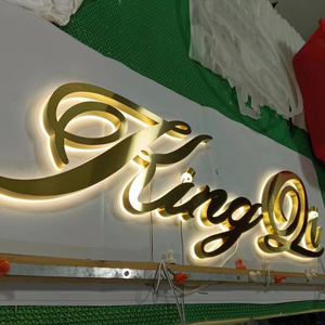 Tùy chỉnh ngoài trời LED thư ký kim loại sáng backlit từ 3D signage cho cửa hàng & trang trí đám cưới AC cung cấp điện - Product Image 4