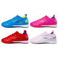 SAIFEINU Livraison rapide Chaussures de football sur gazon pour enfants haute performance Chaussures de football légères et antidérapantes en microfibre pour enfants