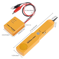 Dernier modèle de traceur de câbles et testeur de circuits avec kit de sondes générateur de tonalité, localisateur de signal de câble et testeur de continuité de circuit