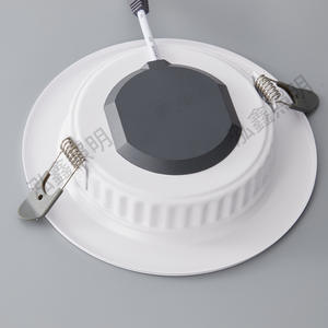 תאורת תקרה לד חסכונית באנרגיה עם חיישן רדאר, דקה במיוחד, 4 אינץ' 6 אינץ', לפרויקטים של מלונות, צבע 3000K-6000K - Product Image 4