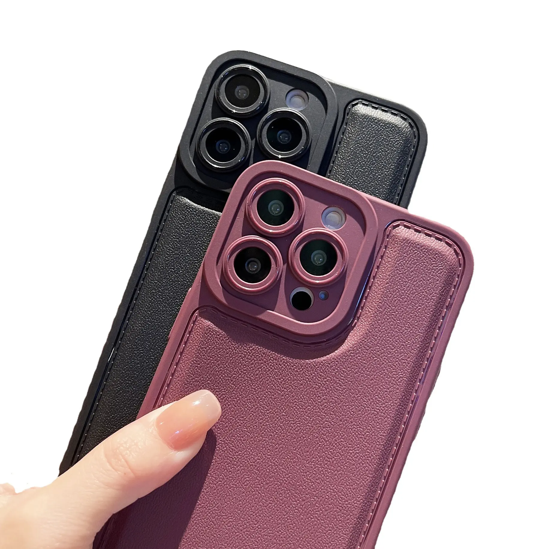 Shemax para accesorios de teléfono inteligente, funda de privacidad de silicona texturizada TPU contraportada para Samsung A14 5G A11 A22 A21S A52 A72 A32 A31