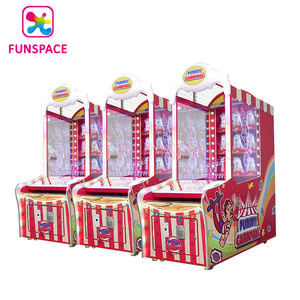 Funspace Ticket Redemption Máquina de juego de arcade Operado por monedas <span class=keywords><strong>Hit</strong></span> The Clown Win Scoring Funny Carnival Ball Throwing Game Machine - Product Image 4