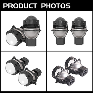 Upgrade A11 Pro 3.0 Inch Bi-<b>led</b> <b>Projector</b> Lens 6000K 64W Car Headlamp <b>LED</b> Headlights for Better Overhead <b>Projector</b> Lens - Product Image 6