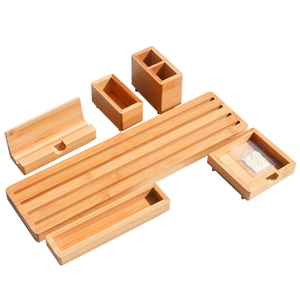 <span class=keywords><strong>Plateau</strong></span> de support de téléphone portable organisateur de <span class=keywords><strong>bureau</strong></span> en bois personnalisé accessoire de <span class=keywords><strong>bureau</strong></span> - Product Image 3