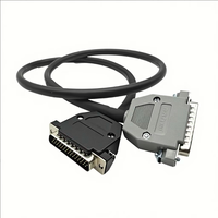 Kabel Konektor Servo Drive DB37 Male-Female dengan Selubung PVC untuk Robot & Kabel Transmisi Data Printer