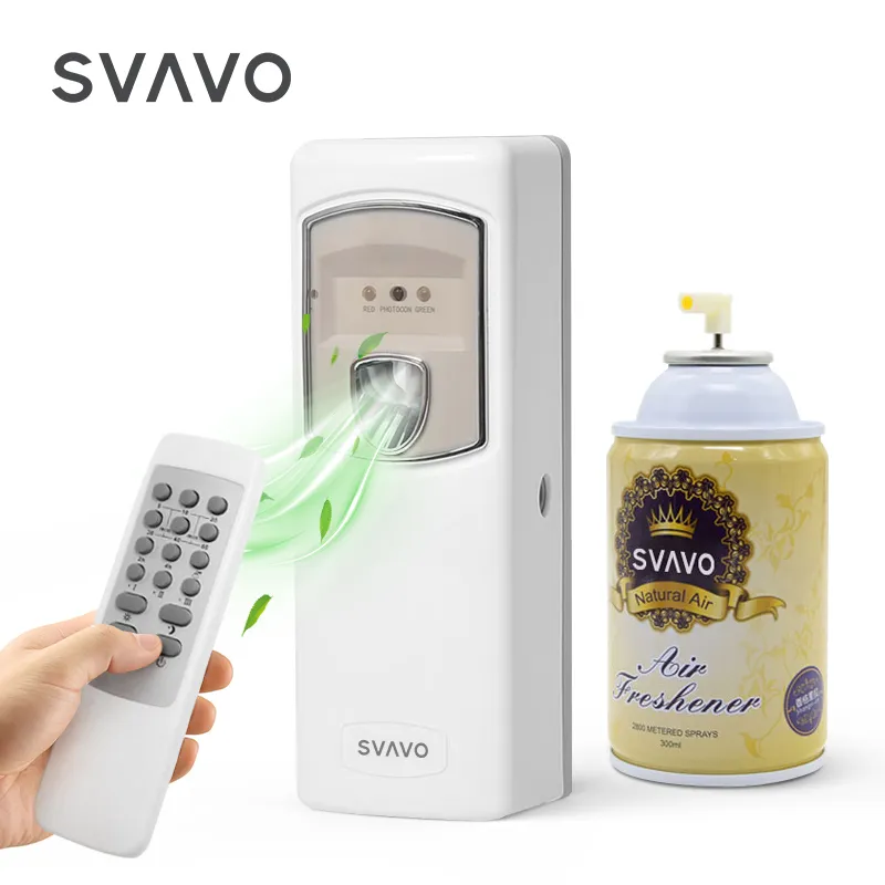 Bathroom Toilet Hotel Wall Mount Battery Operated Perfume Sprayer Air Freshener Automatic Aerosol Dispenser With remote control