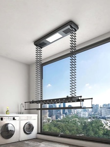 Customized electric drying rack for ultra-high houses, extended and raised lifting drying rack villa - Product Image 5