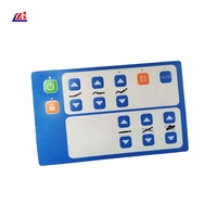 ZHONGSHAN Panneau de superposition graphique de clavier à membrane LCD personnalisé
