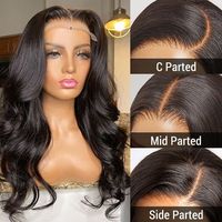 Perruque ondulée brésilienne, perruques de cheveux humains brésilienne original moins cher