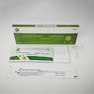Prueba Rápida de Antígeno Combinada 4 en 1 para Patógenos Respiratorios, Virus de la Gripe A, Gripe B y VRS, Prueba Rápida de Oro Coloidal, Prueba Casera para Clínica, <span class=keywords><strong>Farmacia</strong></span> y Autoevaluación - Product Image 5