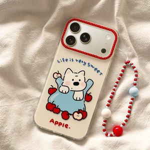 Funda de TPU Resistente a Caídas con Lentes de Colores para 17 Pro Max 16 Pro Max, Diseño de Perro de Dibujos Animados, Color Rojo - Product Image 3