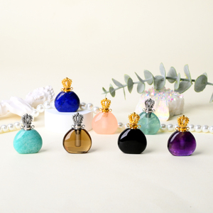 Nuevos Colgantes Decorativos de Cristal, Piedras Naturales Curativas, Collar con Botella de Perfume para Joyería - Product Image 6