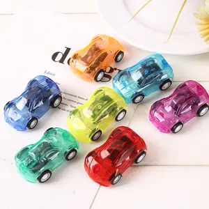 Pull Back Mini vehicle Cartoon Car Kids Birthday Party Toys for Boys Funny Baby Kids Educational model Plastic toy gift