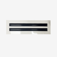 Système de climatisation personnalisé, grille d'aération linéaire en aluminium réglable pour plafond, diffuseur à fentes