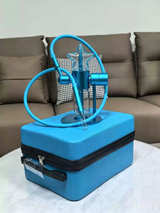 Kit Chicha Arabe en Métal Mat à Double Capteur de Gravité, avec Bol en Verre Rotatif à 360 Degrés pour Usage Domestique et en Bar - Product Image 4
