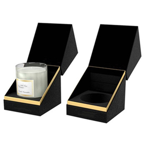 De <span class=keywords><strong>gama</strong></span> alta personalizar magnético caja de papel rígida tarro vela frasco cajas de embalaje Cajas de Regalo para velas - Product Image 1