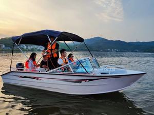 Bote de Pesca de Agua Dulce para 8 Personas con GPS y Sonar, Bote de Aluminio para Rafting, Bote de Pesca de Aluminio con <span class=keywords><strong>Remolque</strong></span> - Product Image 3