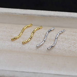 อุปกรณ์ทำเครื่องประดับเงินแท้ S925 รูปทรงท่อรูปตัว S ขนาด 2 ซม. สำหรับงาน DIY ตกแต่งขอบดอกไม้ รถยนต์ สร้อยคอ และสร้อยข้อมือ รุ่น 4923 - Product Image 1