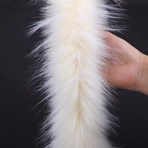 Mewah Shaggy persegi Patch bulu palsu palsu tumpukan panjang Trim untuk DIY kostum Cosplay dekorasi Auto jahit pakaian mewah lembut - Product Image 1