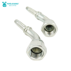 Raccords de Tuyau Hydraulique Forgés de Haute Qualité 28641, Coniques Internes à 60 Degrés, Coude à 45 Degrés, Zingués, Système Métrique - Product Image 6