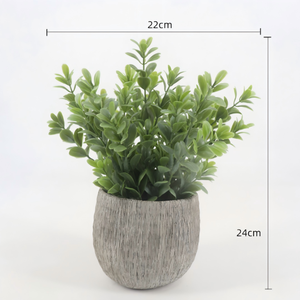 Plante artificielle en pot de ciment avec feuilles de purslane, plantes vertes en pot, décoration d'intérieur, mariage, succulente, bureau, <span class=keywords><strong>fleur</strong></span>, bonsaï en ciment - Product Image 5