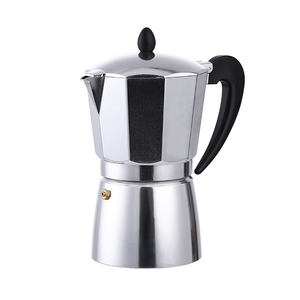 Cafetière <span class=keywords><strong>italienne</strong></span> en aluminium Moka Pot, machine à expresso <span class=keywords><strong>pour</strong></span> cuisinière à gaz, accessoires de barista classiques <span class=keywords><strong>pour</strong></span> la maison - Product Image 1