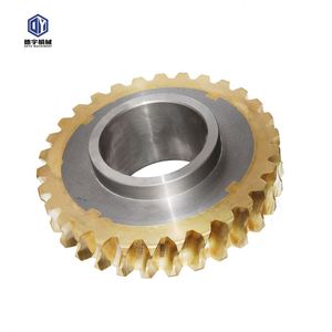 Engranaje y eje de tornillo sin fin de bronce personalizados de China para reductor - Product Image 2