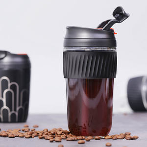 كوب مخصص للتخييم مع غطاء وقش - Product Image 3