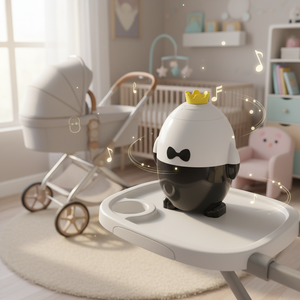 Cochecito de Bebé Portátil y Ligero con Mecedora, Canciones de Cuna Bluetooth y Control de Volumen - Product Image 1