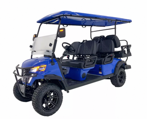 Voiturette de golf électrique 6 places 72V Lithium Blue Vista Style moderne Corps en ABS durable 4 roues - Product Image 6