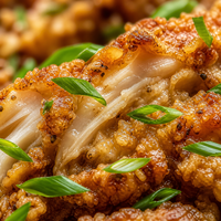 Morceaux de poulet frit surgelés premium infusés aux ciboulettes, certifiés Halal, croustillants, style asiatique, pour la vente en gros