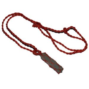 Colgante de envoltura de alambre de lápiz de Aventurina verde tallado Feng Shui y técnica de grabado de piedras preciosas de ágata de estilo amor - Product Image 1