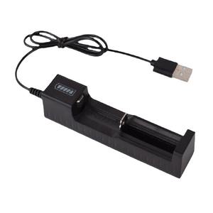 เครื่องชาร์จแบตเตอรี่ยูเอสบี 18650 ช่องเดียวแบบพกพา ชาร์จเร็ว พร้อมระบบป้องกันการชาร์จเกิน สำหรับการใช้งานแบตเตอรี่มาตรฐาน - Product Image 2