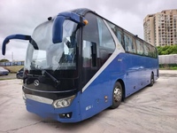 Autocar de tourisme d'occasion Kinglong XMQ6125, 54 places, année 2017, moteur Weichai 336HP Euro V Diesel, suspension pneumatique, retardateur