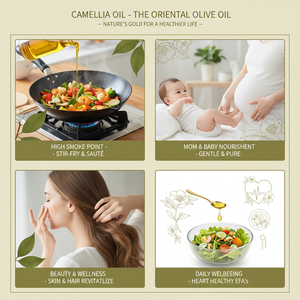 Huile de Camélia Pure Biologique de Qualité Cosmétique, Huile Végétale en Gros, Fournisseur en Vrac, Hydratant Naturel pour Soins de la Peau - Product Image 5
