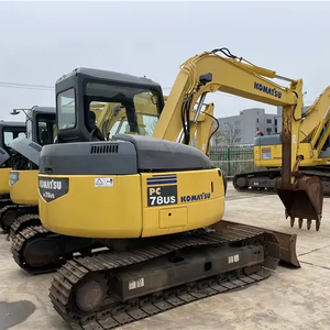 Mini excavadora de alto rendimiento Komatsu PC78, excavadora Original Dozer Blade, venta de existencias de segunda mano, rodamiento de bomba de caja de cambios incluido - Product Image 5