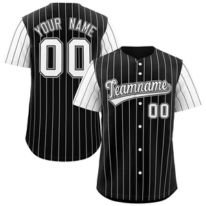 Maillots de baseball unisexe en gros, respirants, vierges, avec logo sublimé et motifs brodés pour garçon - Product Image 5