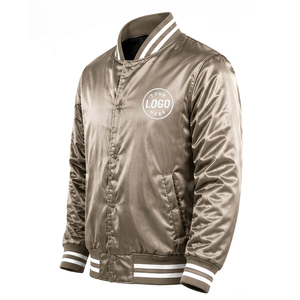 Custom Satin <b>Jacket</b> Designed for Casual Style Fashion Wear Featuring Soft Comfortable Fabric Everyday Use Satin <b>Jacket</b> For <b>Men</b> - Product Image 2