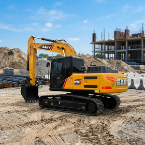 Excavadora Hidráulica Usada de 21 Toneladas, Modelo SY215C, de Operación Estable y Rentable, Excavadora de Orugas de Trabajo Pesado, Envío Rápido - Product Image 1