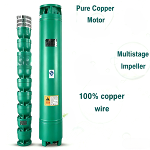 Pompe électrique multi-étages haute pression à haute puissance, certifiée ISO9001, en fonte/acier inoxydable 304, 380V CA, emballage QJ en boîte, économie d'énergie - Product Image 2