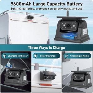 Caméra <span class=keywords><strong>de</strong></span> <span class=keywords><strong>recul</strong></span> <span class=keywords><strong>sans</strong></span> <span class=keywords><strong>fil</strong></span> magnétique à énergie solaire GreenYi avec écran IPS <span class=keywords><strong>de</strong></span> 7 pouces, système <span class=keywords><strong>de</strong></span> sauvegarde à double écran partagé pour camion, fourgonnette, camping-car - Product Image 4