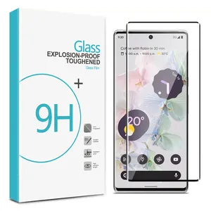 Protetor de tela de vidro temperado 2.5d, anti quebrado hd, para google pixel 6 pro 7 pro, venda imperdível