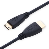 Câble Mini HDMI HD 2.0 Adaptateur Caméra Ordinateur Portable 4K@60Hz, Mini HDMI vers HDMI Mâle vers Type-A, 1m 1.8m 3m