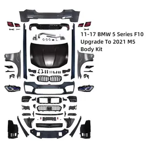 11-17 BMW 5 시리즈 F10 F18 에 적합 G30 M5 바디 키트 전면 후면 범퍼 키트로 업그레이드