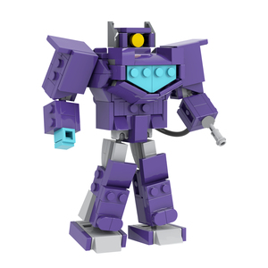 Robot Deformable de Película de Acción, Kits de Ladrillos Creativos MOC, Yoshi <span class=keywords><strong>Mario</strong></span> <span class=keywords><strong>Kart</strong></span>, Ladrillos de Construcción DIY, Juguetes de Bloques de Construcción para Niños MOC1697 - Product Image 5