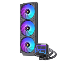 Hot Sale Oversized Screen Display PC Case Cube Glass Sea-view Room Computer ATX Tower Gaming Cabinet 360mm Liquid Cooler Fans