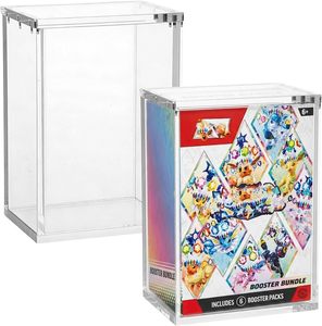 Acrylic Magnetic Cases Display Boxes with Lids for Booster Bundle Collectors Card <b>Protector</b> - Product Image 1