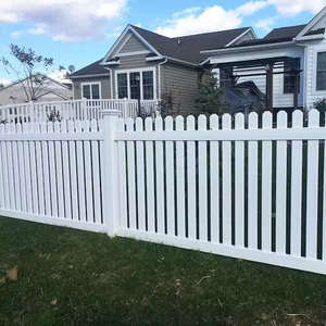 Anti UV Low Maintenance PVC White Fence Decorative <strong>Plastic</strong> Vinyl Picket Fence Panels Composite Fence - Product Image 3